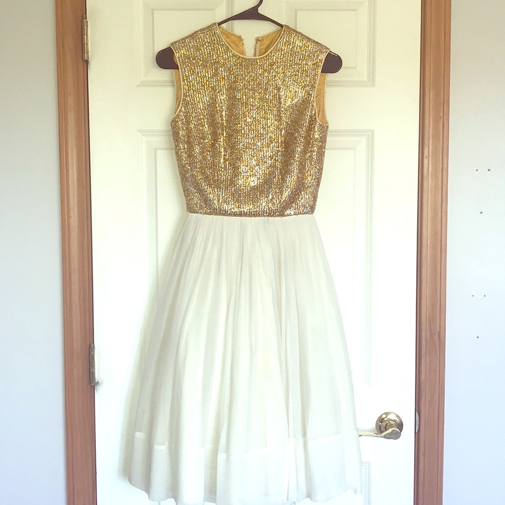 Vintage gold dress